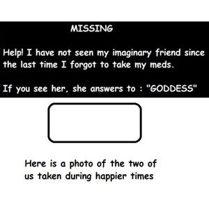 My Imaginary friend has gone missing!